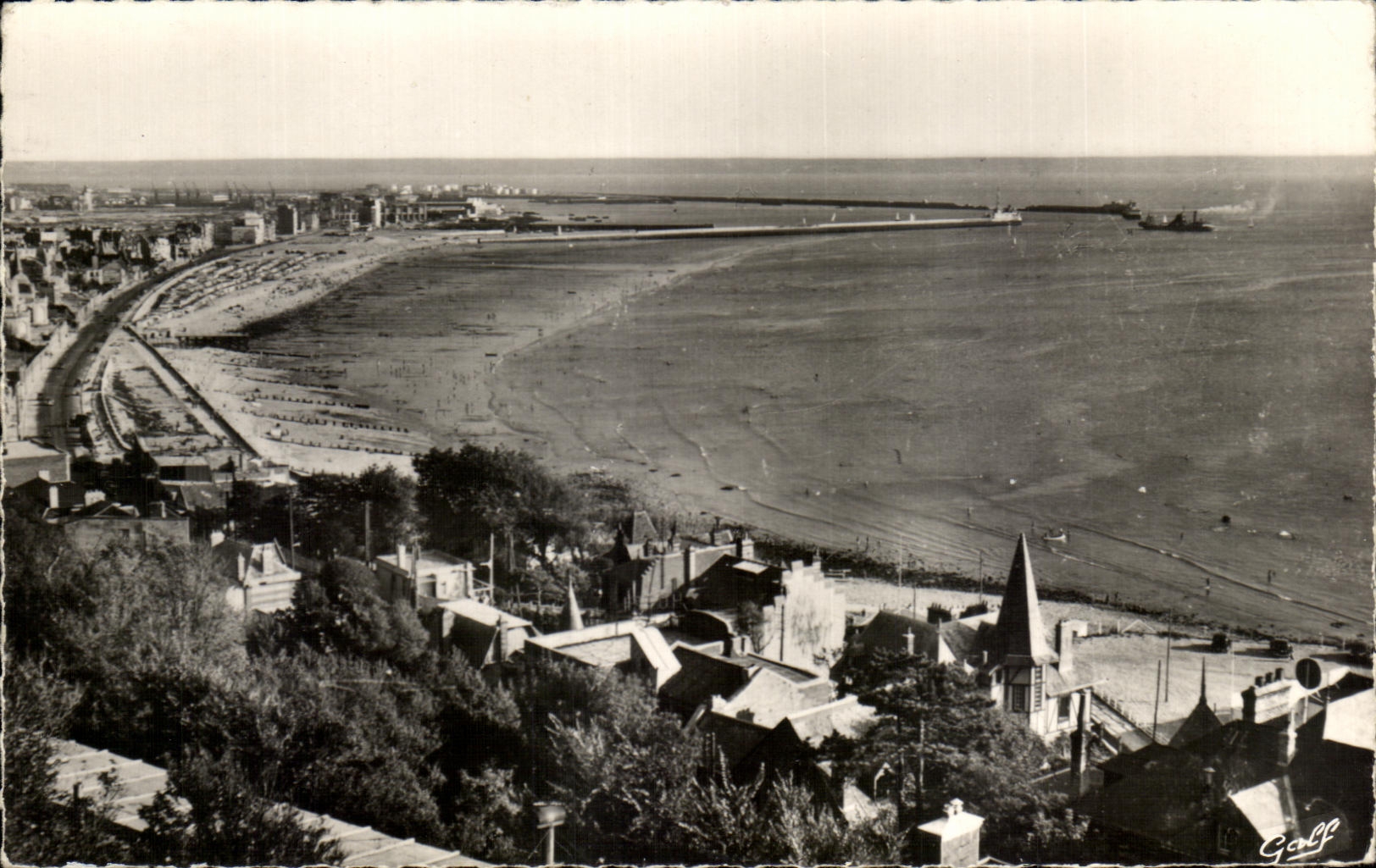 CPA Le Havre Vue Generale de la Rade