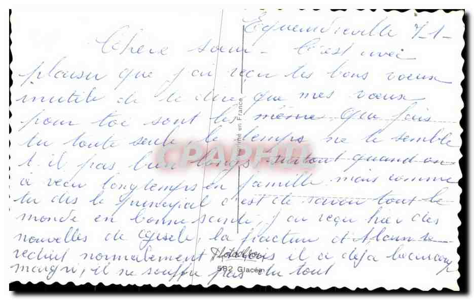 CPA Fantaisie Enfants Banjo Bonne Annee — Rückseite