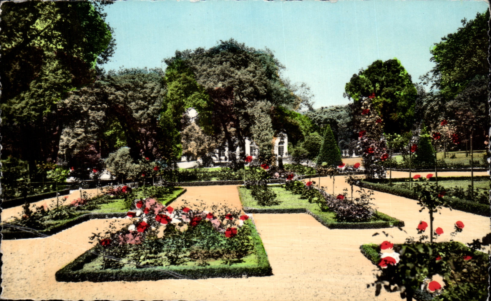 CPA Paris Bagatelle La roseraie