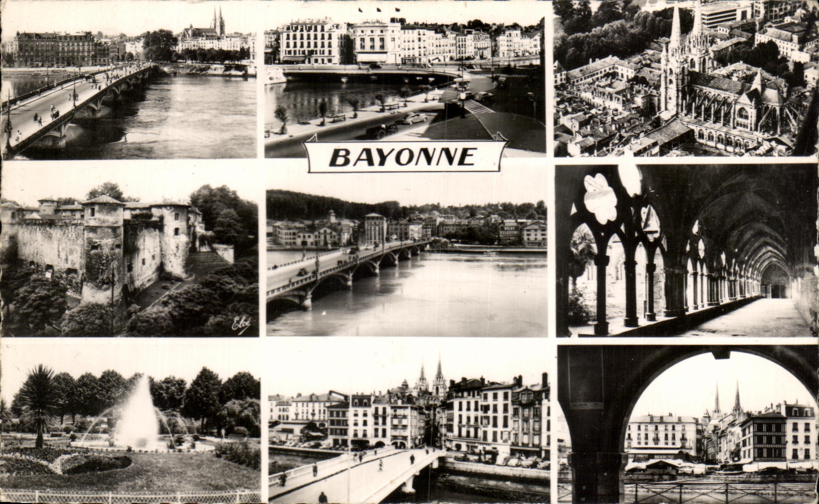 CPA Bayonne Pont sur la Nive Quartier St Esprit Le cloitre 