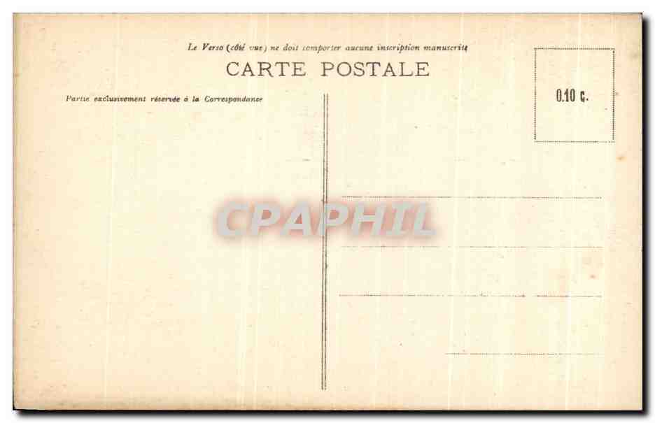 Le Mont-Saint-Michel — Le Réfectoire (XIIIe siècle) — Laurent-Nel, Rennes, n°284 — Verso