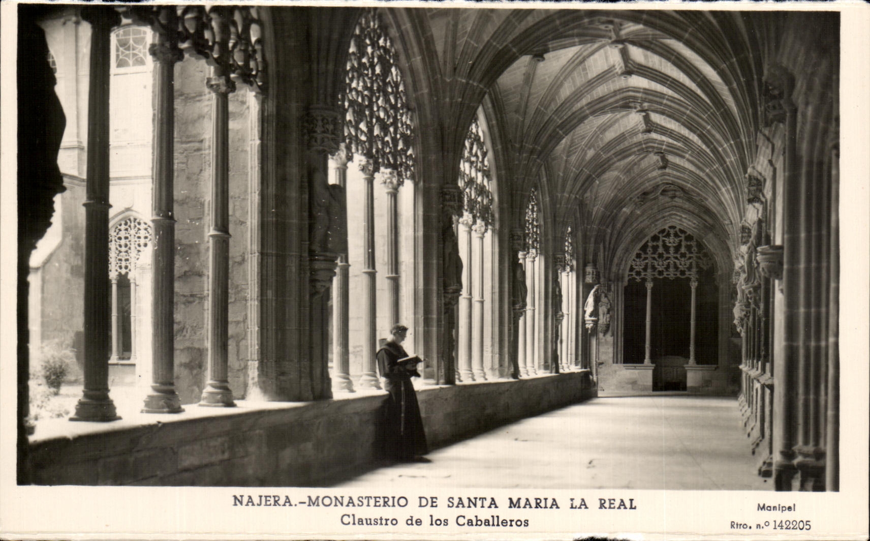 CPA Najera Monasterio De Santa Maria La Real Claustro de los Caballeros