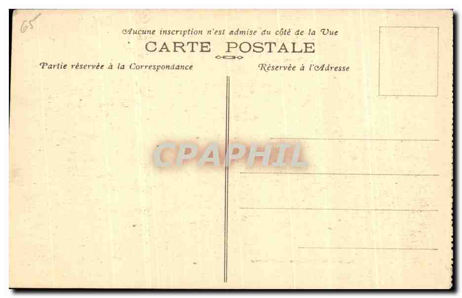 CPA Lourdes La Benediction Seigneur guerissez nos Malades — Verso