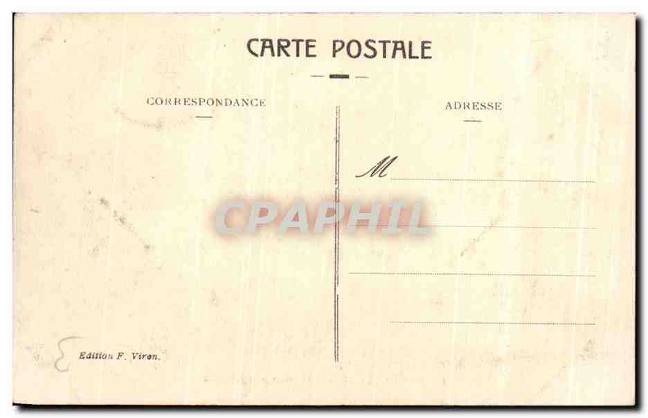 CPA Lourdes Vierge Couronnee et Chateau — Rückseite