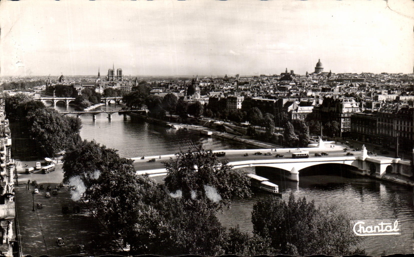 CPA Paris La Pointe de la Cite et les Ponts