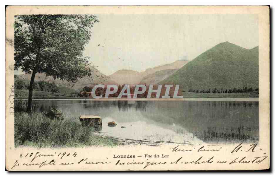CPA Lourdes Vue du Lac