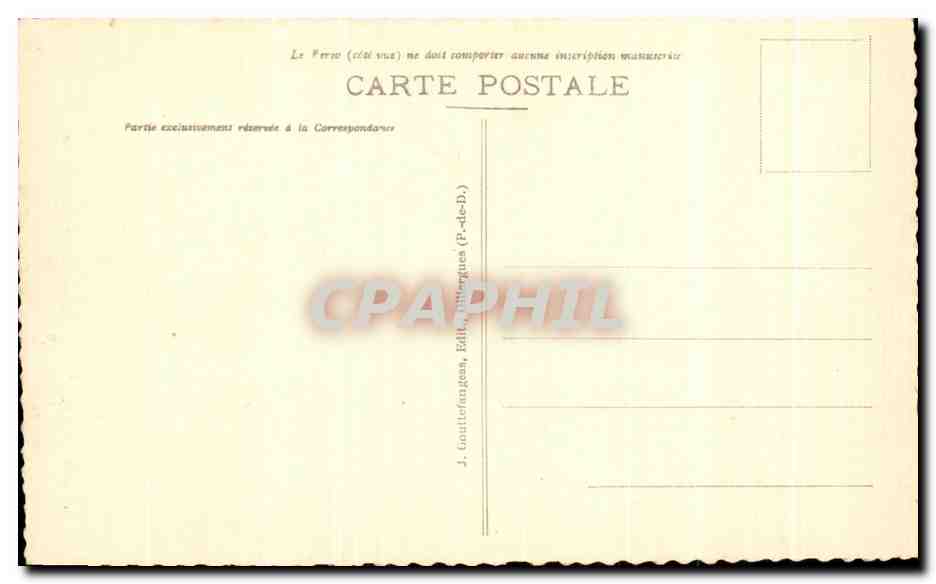 CPA Thiers Place du Piroux Chateau du Piroux  — Rückseite