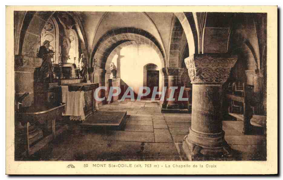 Mont Ste-Odile (alt. 763 m) — La Chapelle de la Croix — Éditeur : Ancienne des Arts Photomécaniques, Strasbourg
