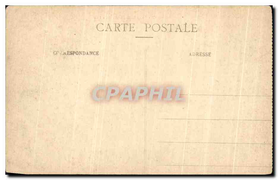 CPA Lourdes Le Lac Bateaux — Verso