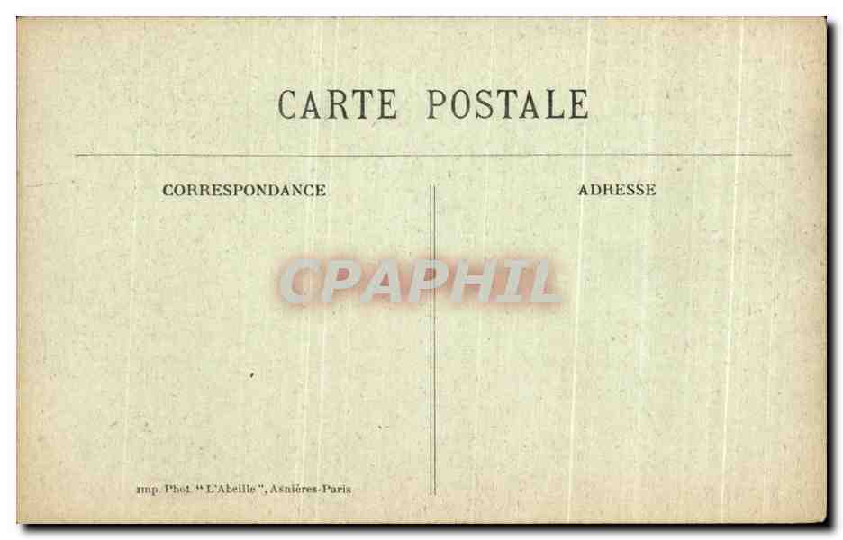 CPA Poissy Eglise Notre Dame La Nef — Back