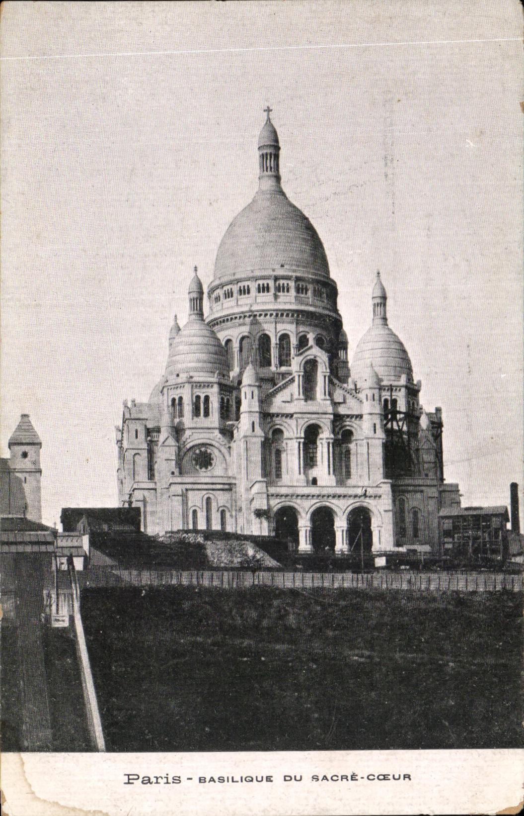 CPA Paris Basilique Du Sacre Coeur Montmartre