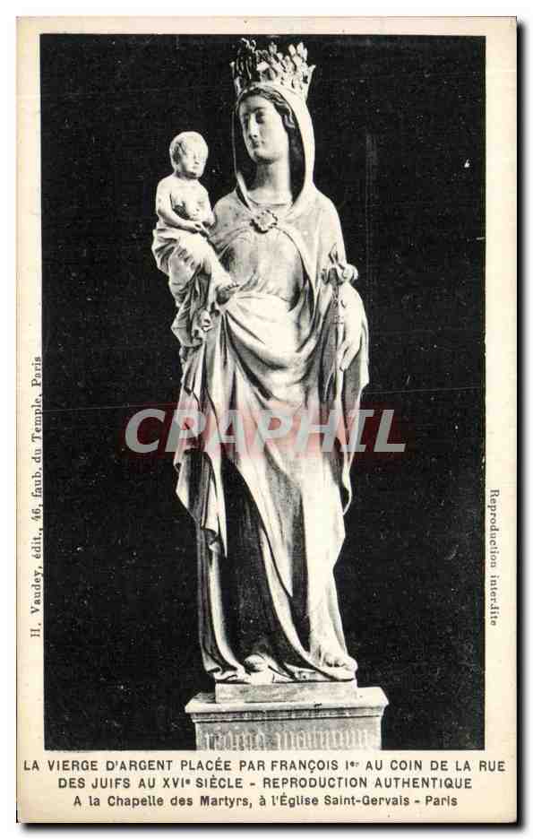 CPA A La Chapelle des Martyrs a L'Eglise Saint Gervais Paris