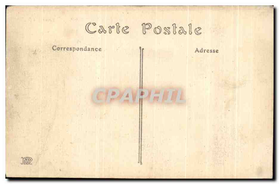 CPA Ruines Ypres Incendie des Halles Militaria  — Back