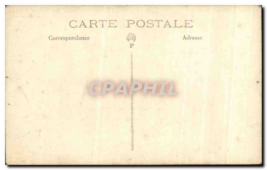 CARTE PHOTO Femme au bain  — Verso