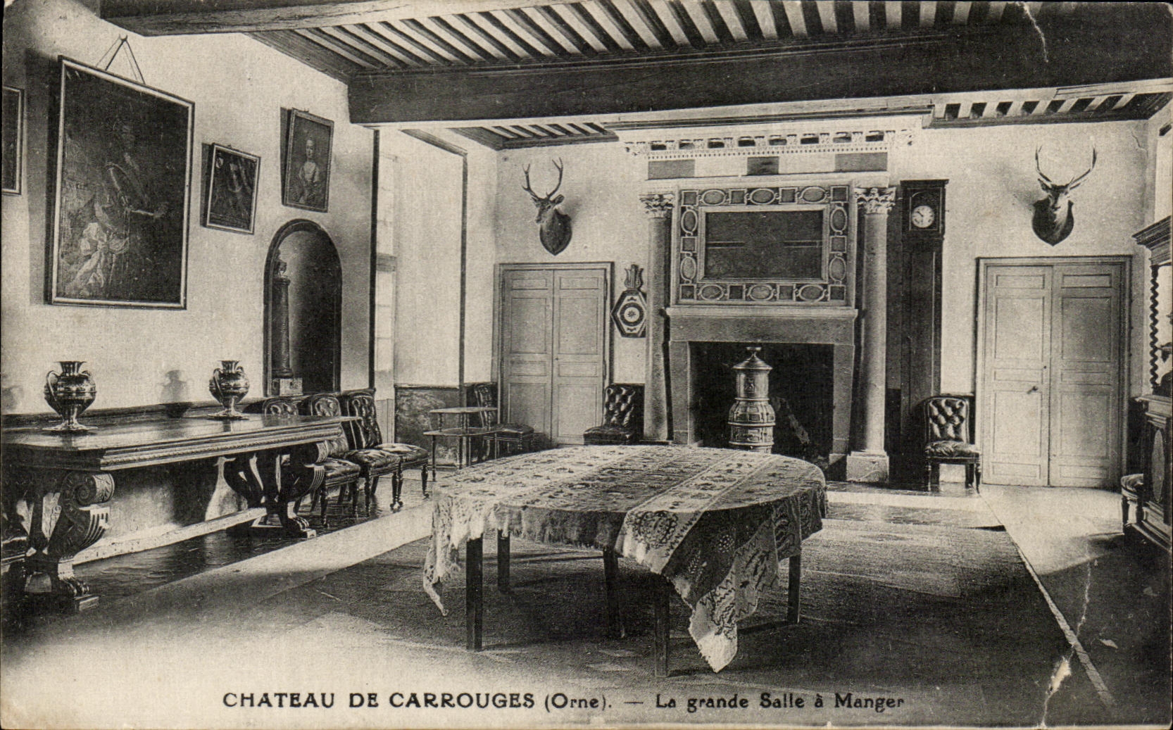 CPA Chateau De Carrouges La Grande Salle a Manger