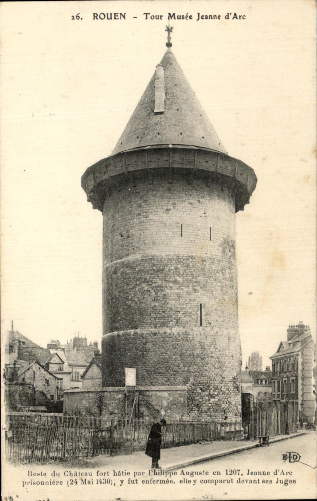CPA Rouen Tour Musee Jeanne d'Arc