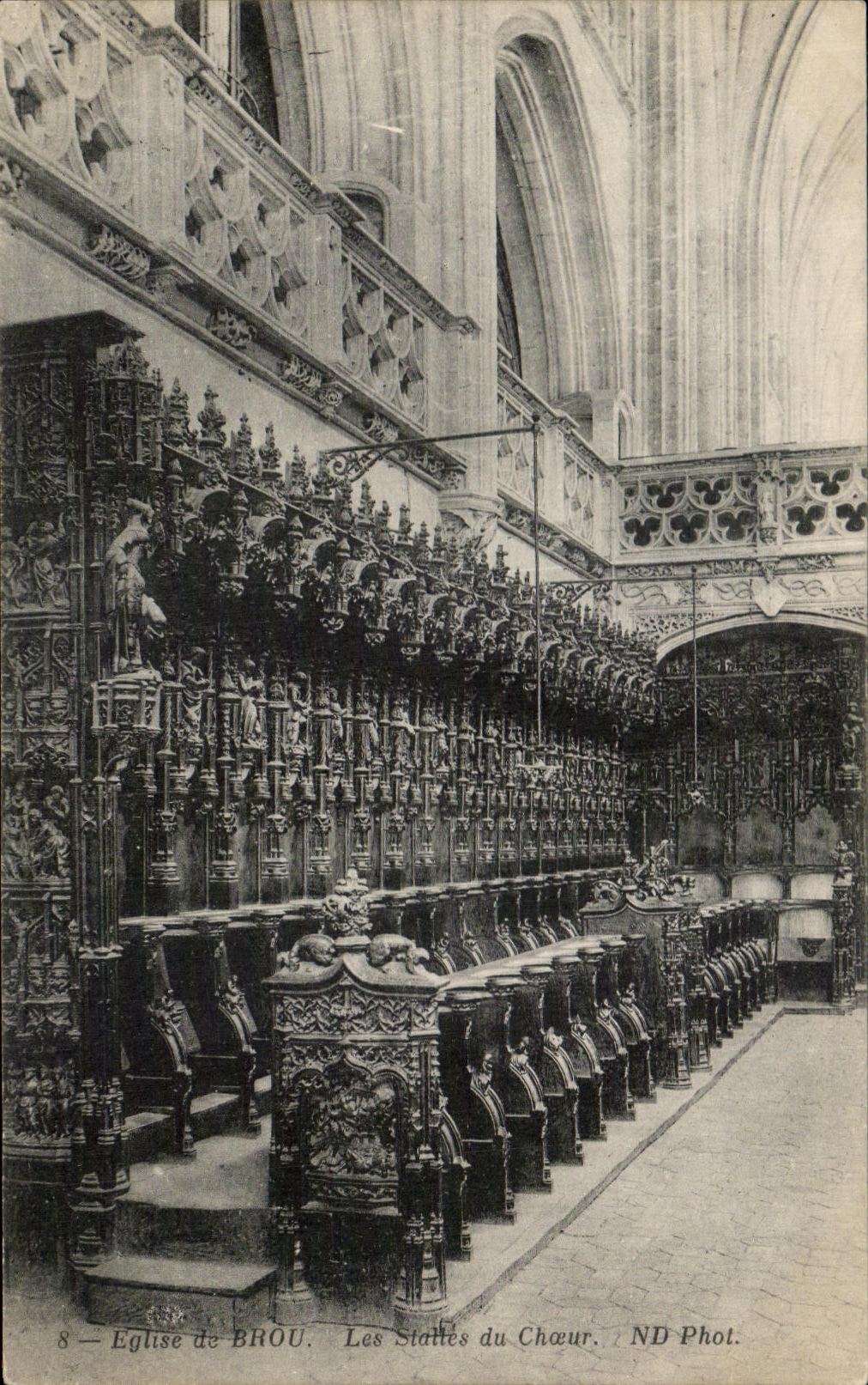 Église de Brou — Les Statues du Chœur — ND Phot.