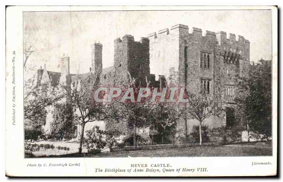 CPA Hever Castle The Birthplace of Anne Boleyn Queen of Henry