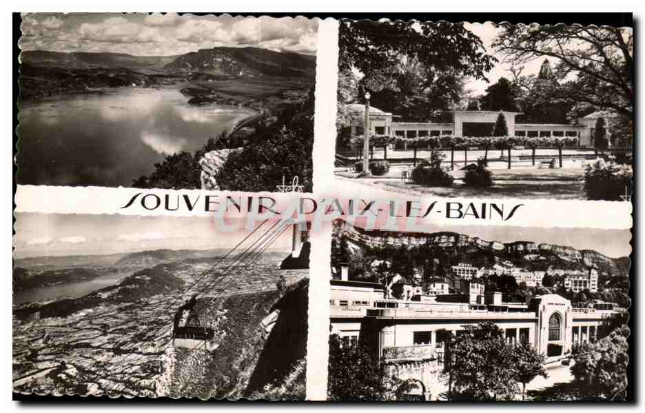 CPA Souvenir D'aix Les Bains