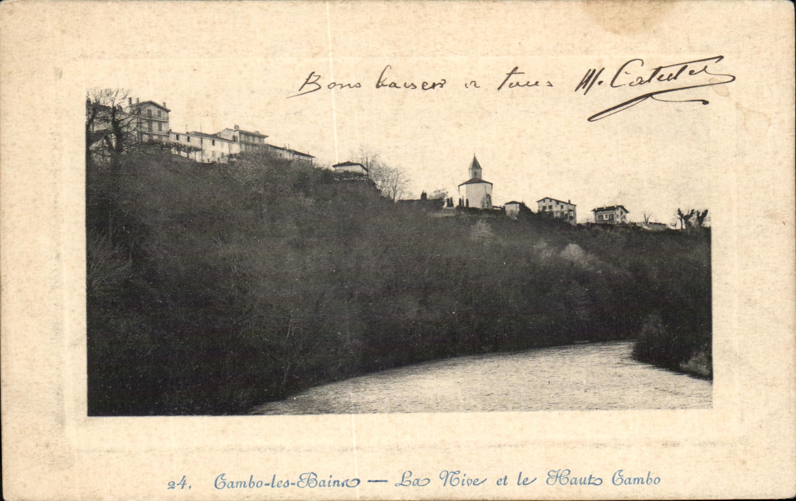 CPA Cambo les Bains La Nive et le Haute Cambo