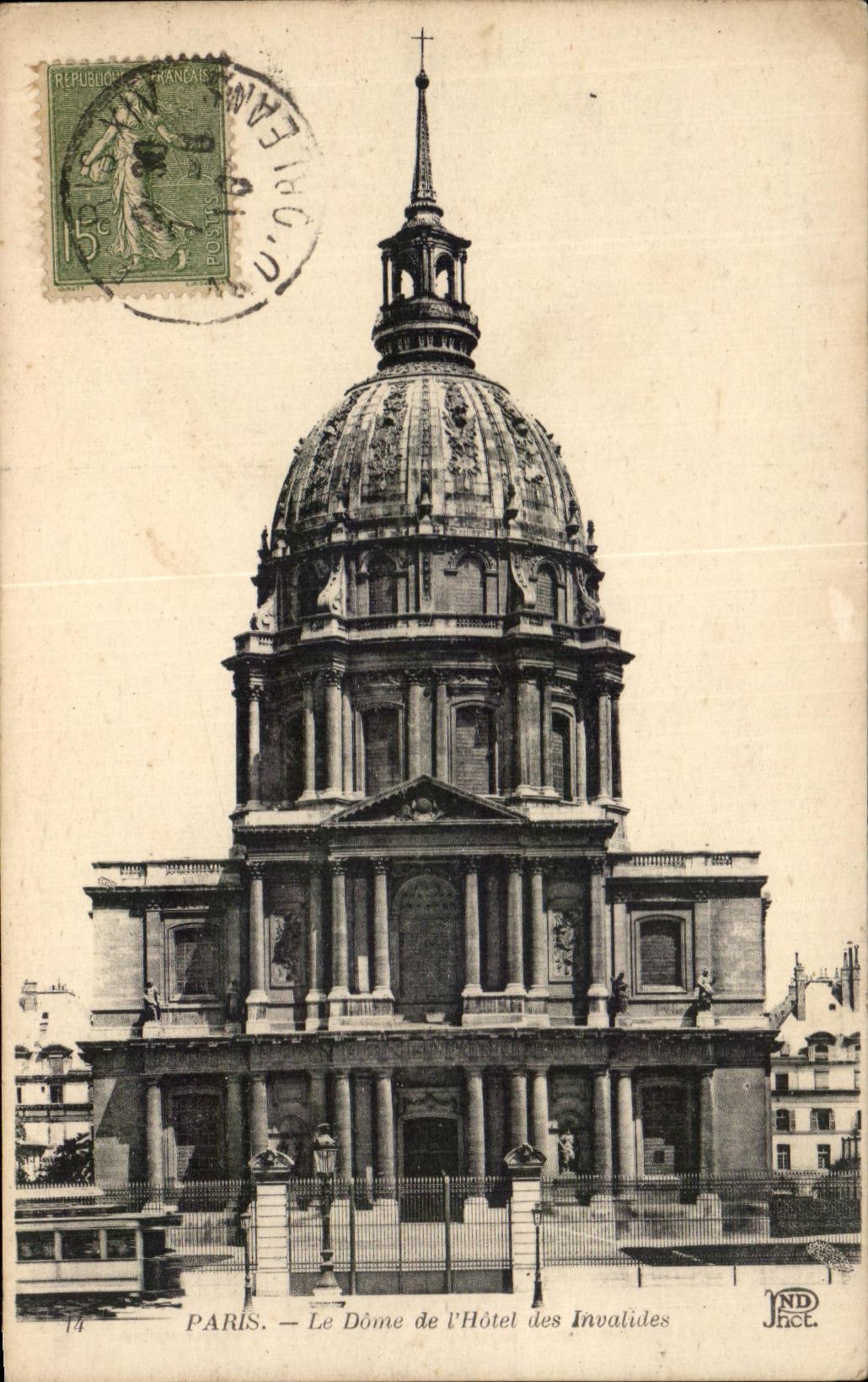 CPA Paris Le Dome de Invalilles