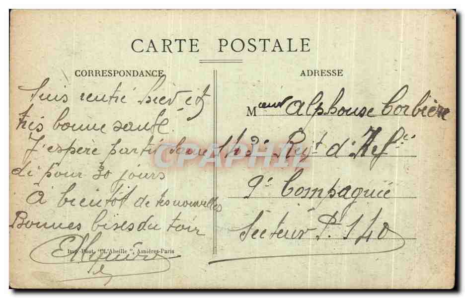 CPA Paris Eglise St Germain L'Auxerrois et Mairie du 1er — Rückseite