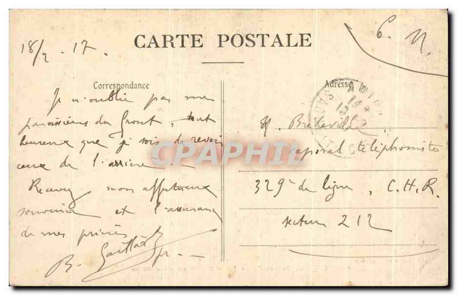 AUTUN — Vue du Temple de Janus d'après un vieux dessin — Collection Vve Dumohtier — Rückseite