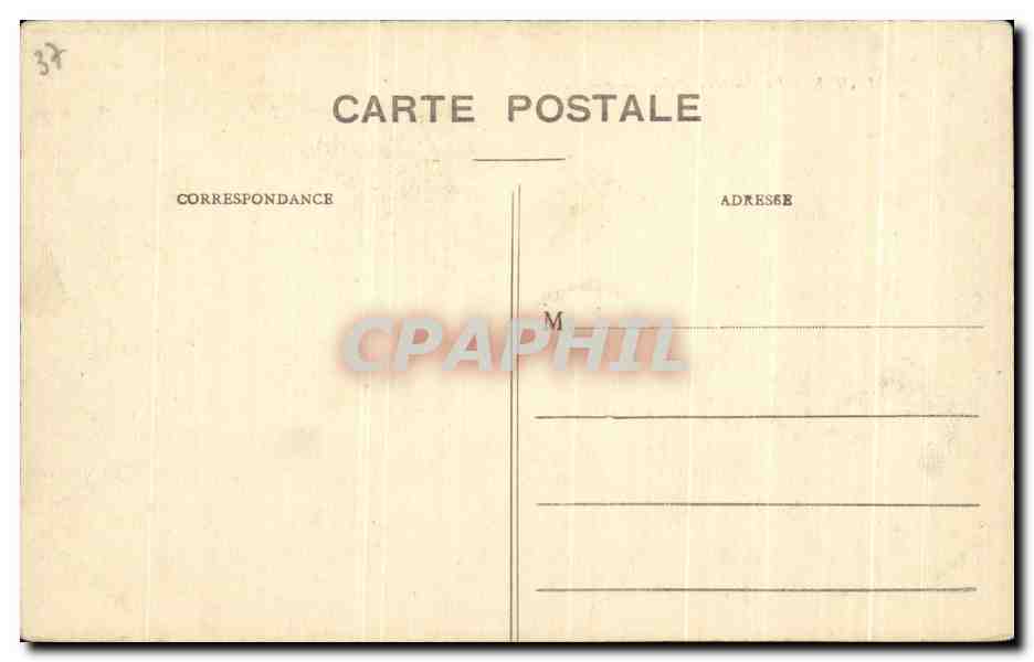 CPA Amboise Le Chateau et la Loire — Rückseite