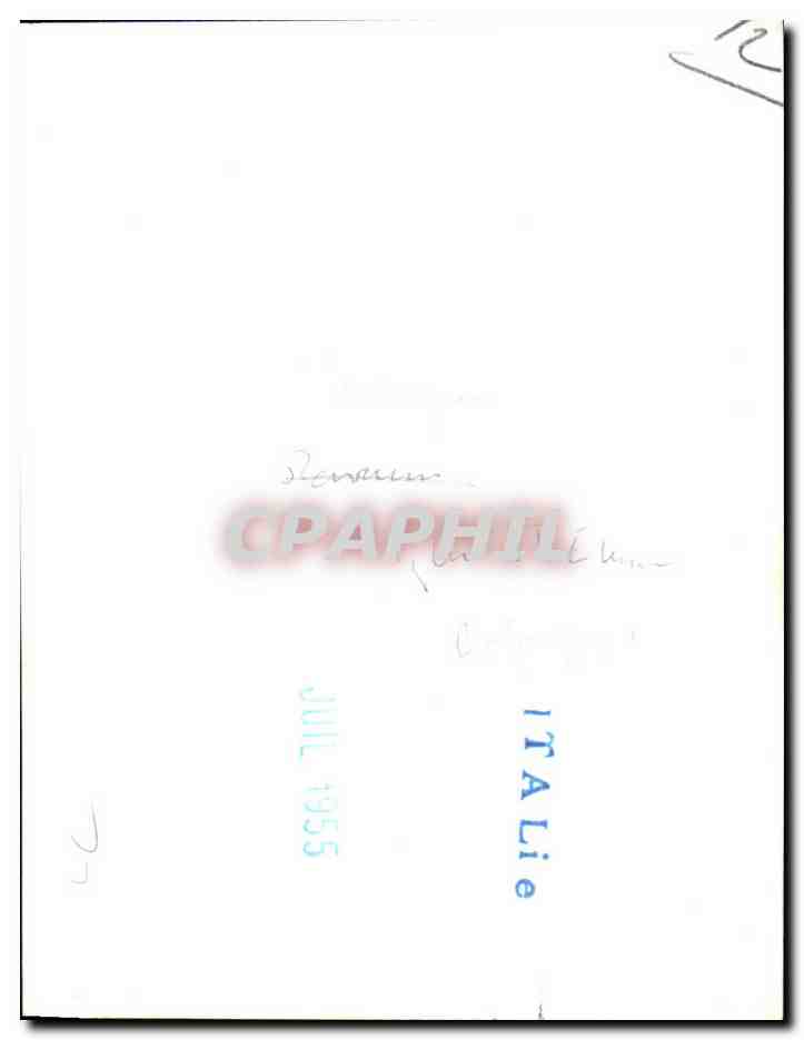 PHOTO Italie Bologne  — Rückseite