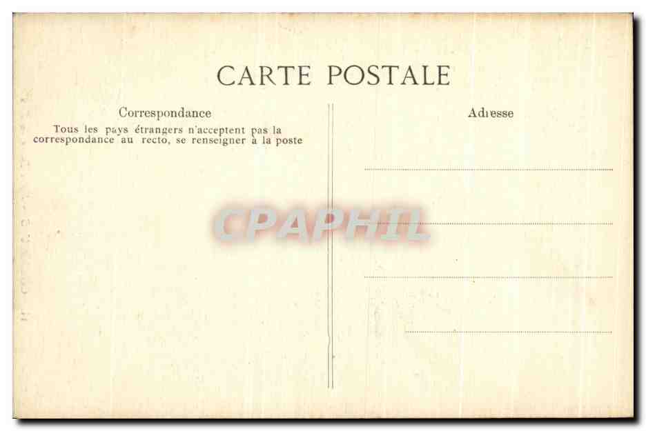 CPA Cherbourg Notre Dame Du Vau — Rückseite