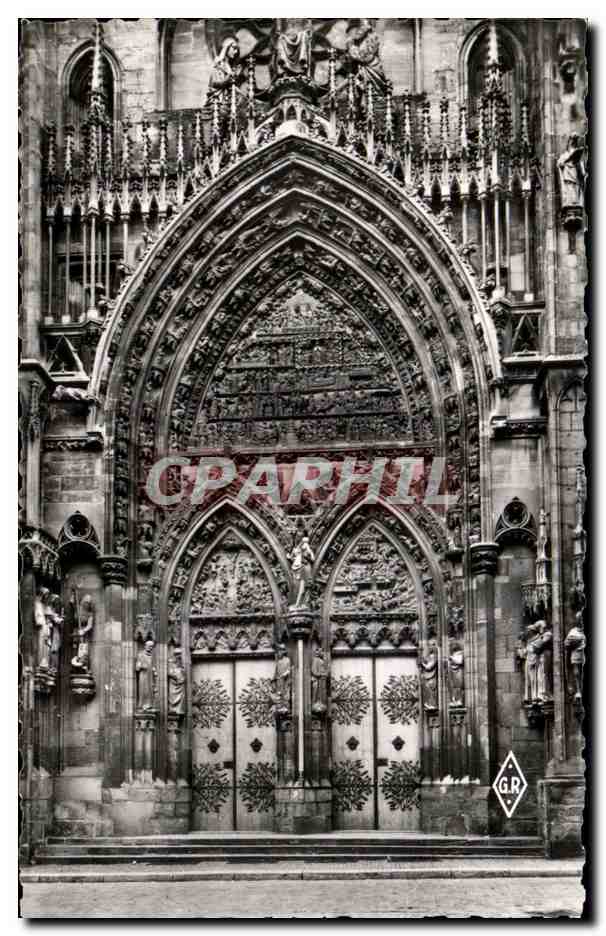 CPSM Thann Le Portail De La Cathedrale