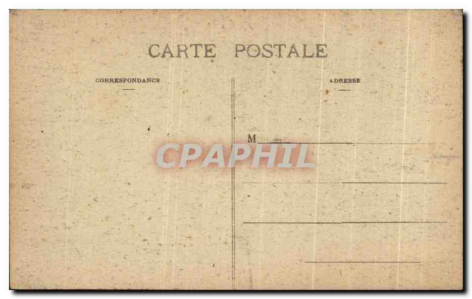 CPA Biarritz Cote Des Basques A La Villa Belza — Verso
