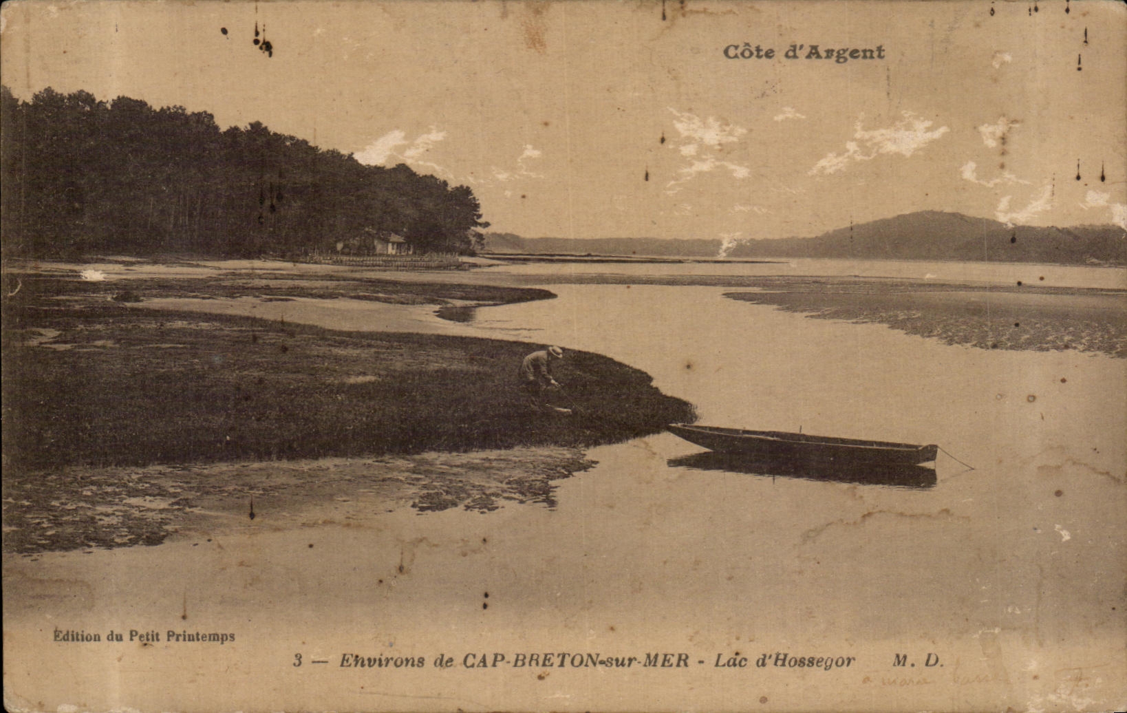 Environ de CAP-BRETON-sur-MER — Lac d'Hossegor — Côte d'Argent — Édition du Petit Printemps, n°3