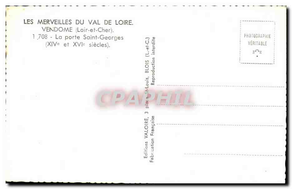 Porte Saint-Georges — Blois — Éditions Valoire — Reverso
