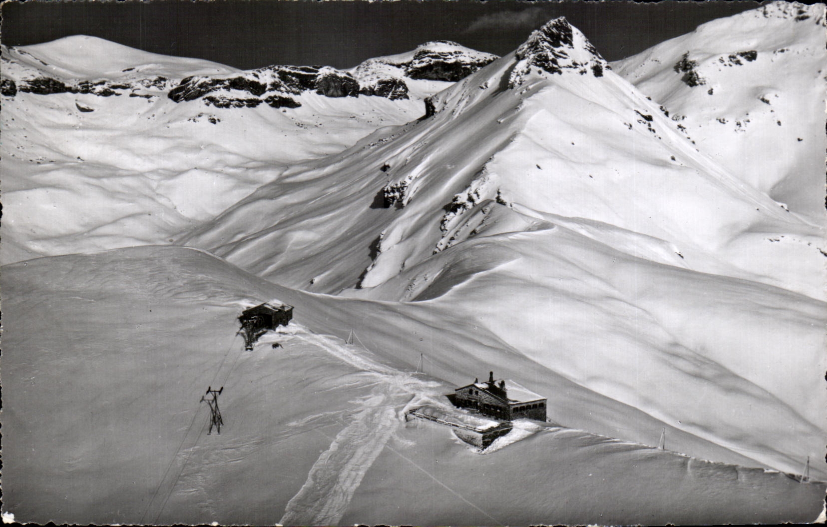 CPA Bella Lul Crans Montana Et Le Tubang Suisse