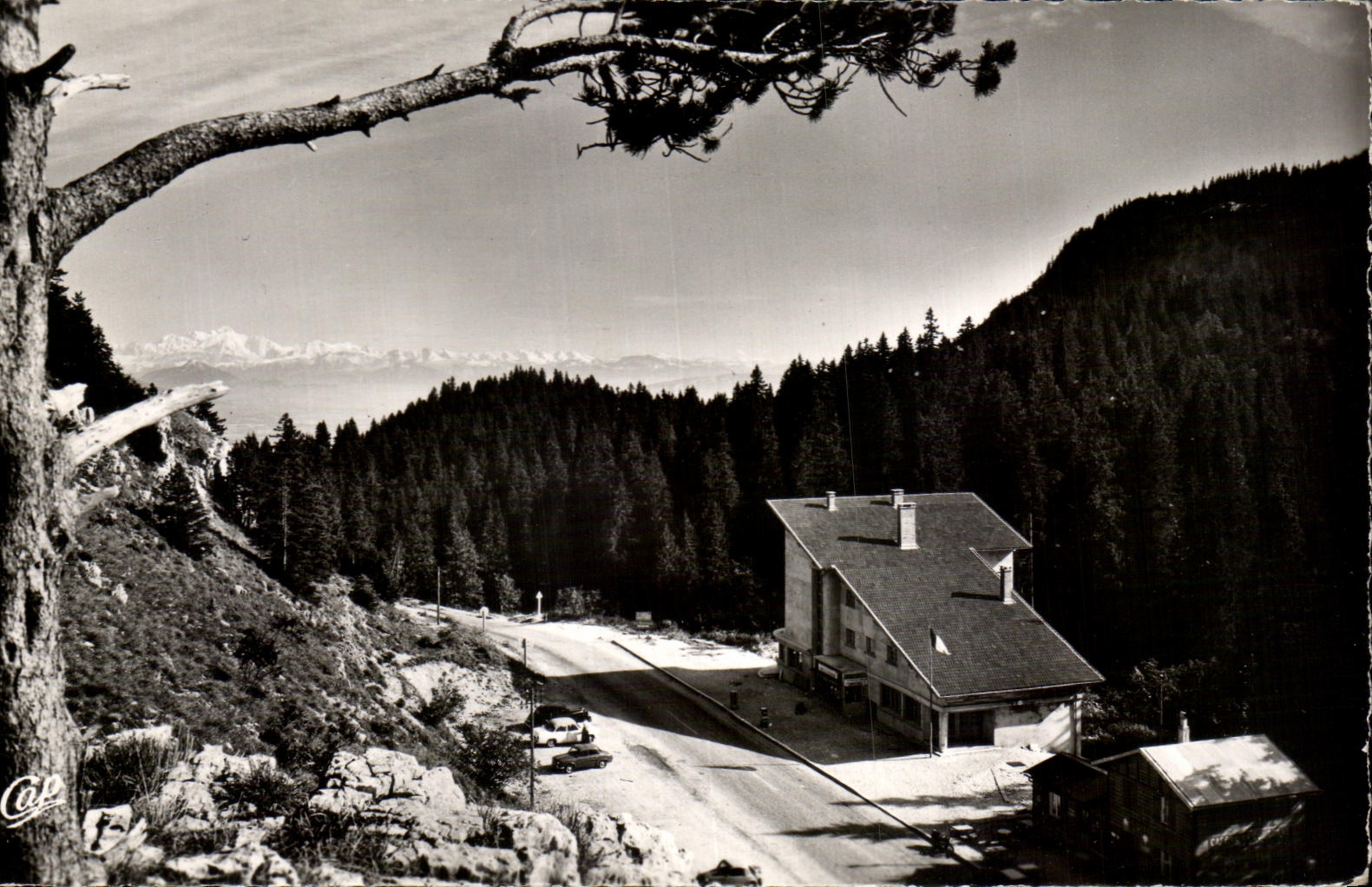 Col de la Faucille — Panorama sur le Mont Blanc — Cie des Arts Photographiques