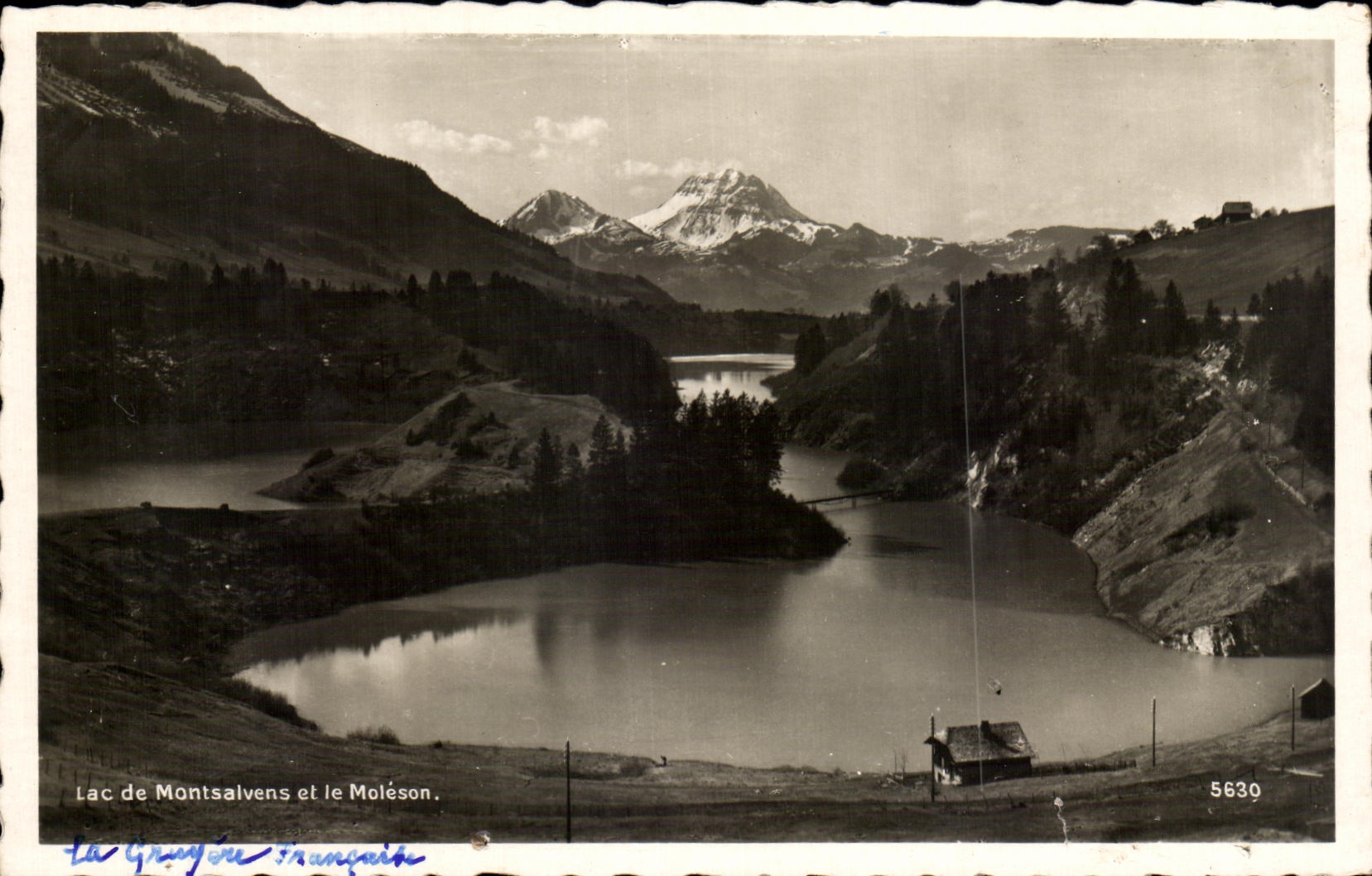 CPA Lac de Montsalvens et le Moleson