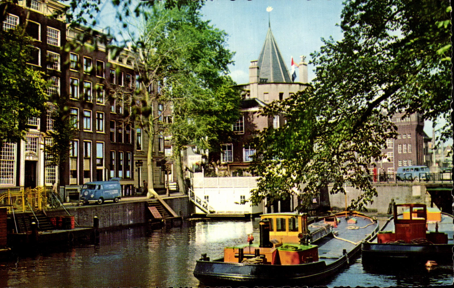 CPA Oud Amsterdam Gelder sekade met Schreierstoren