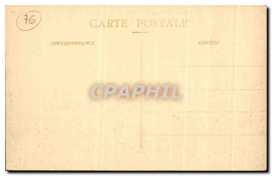 CPA Rouen Palais de Justice Facade Place Verdrel — Verso