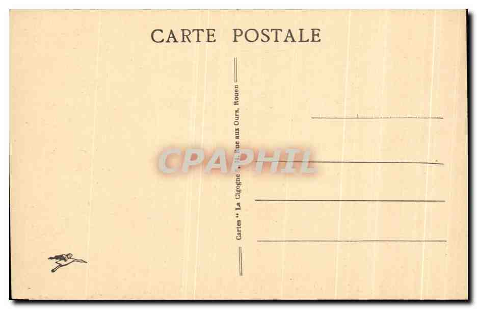 CPA La Cathedrale de Rouen Tombeaux des Cardinaux d'Amboise — Rückseite