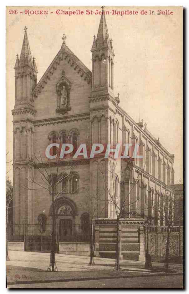 CPA Rouen Chapelle St Jean Baptiste de la Salle