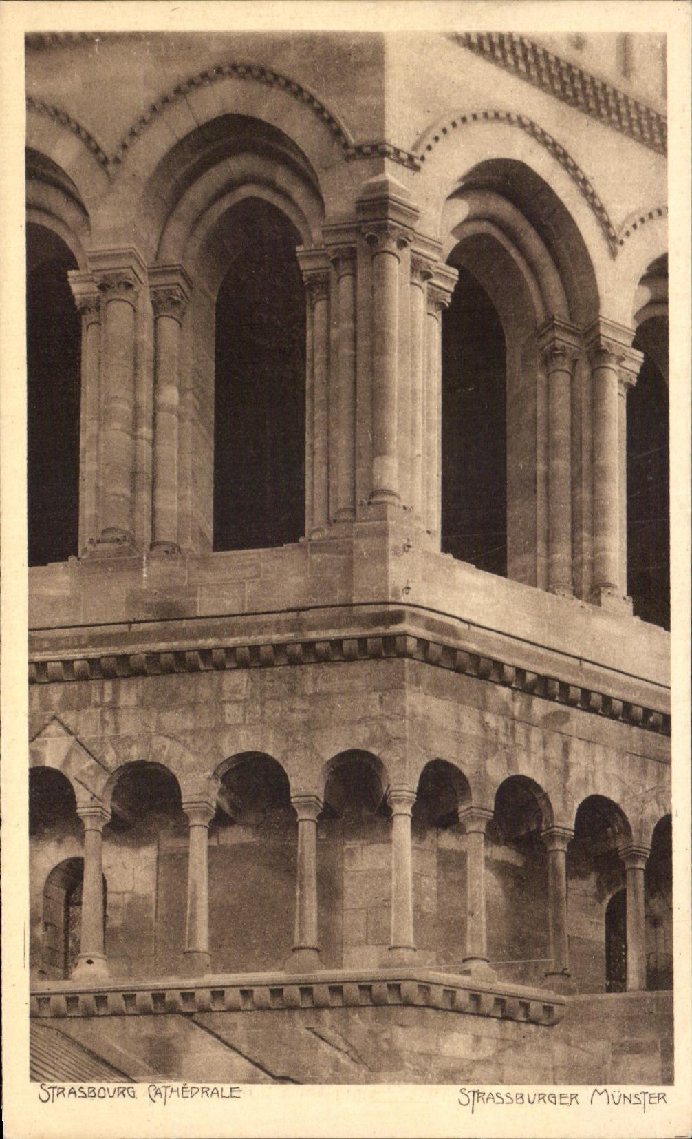 CPA Strasbourg Cathedrale Munster