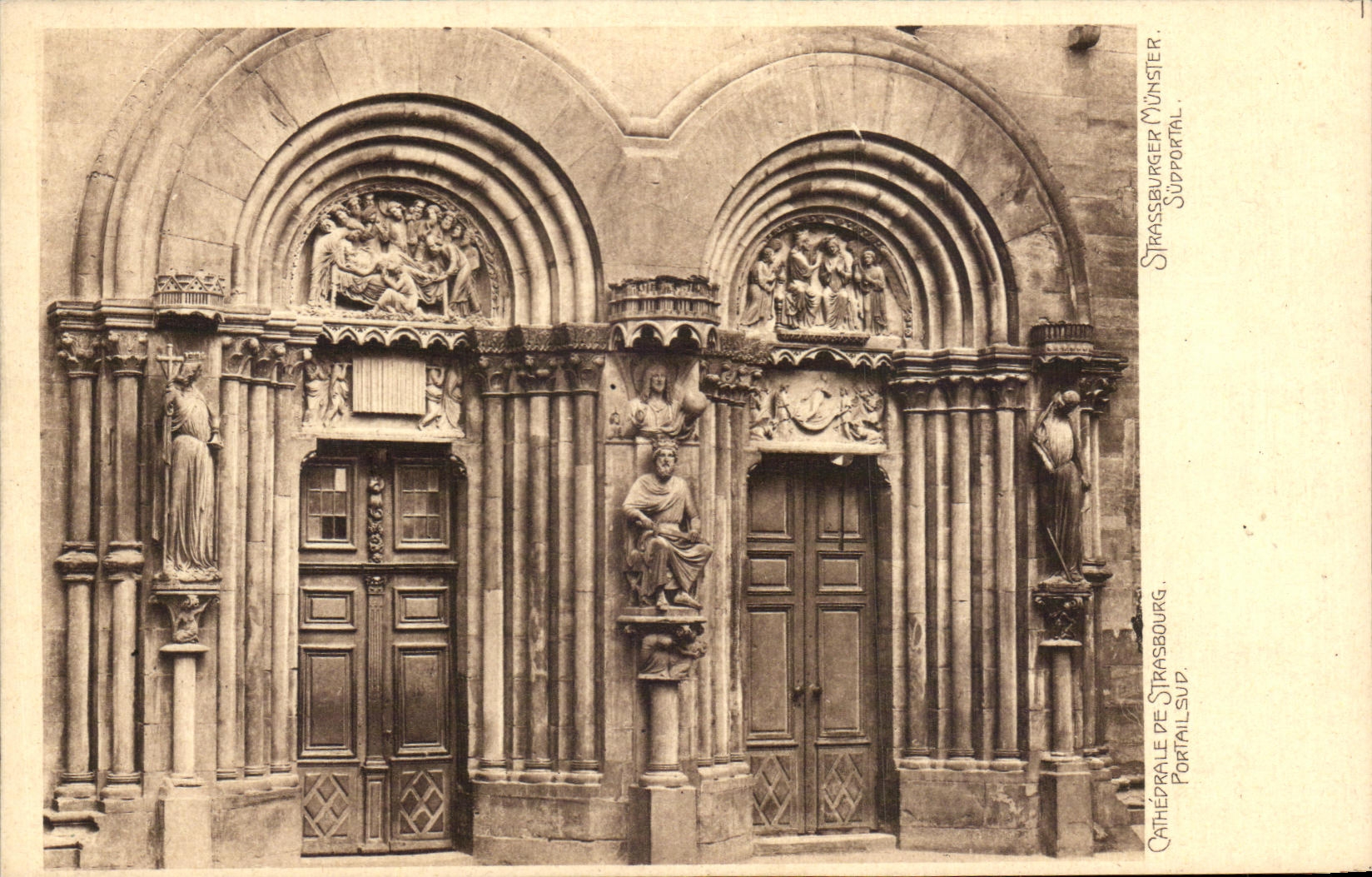 CPA CAthedrale De Strasbourg Portail sud