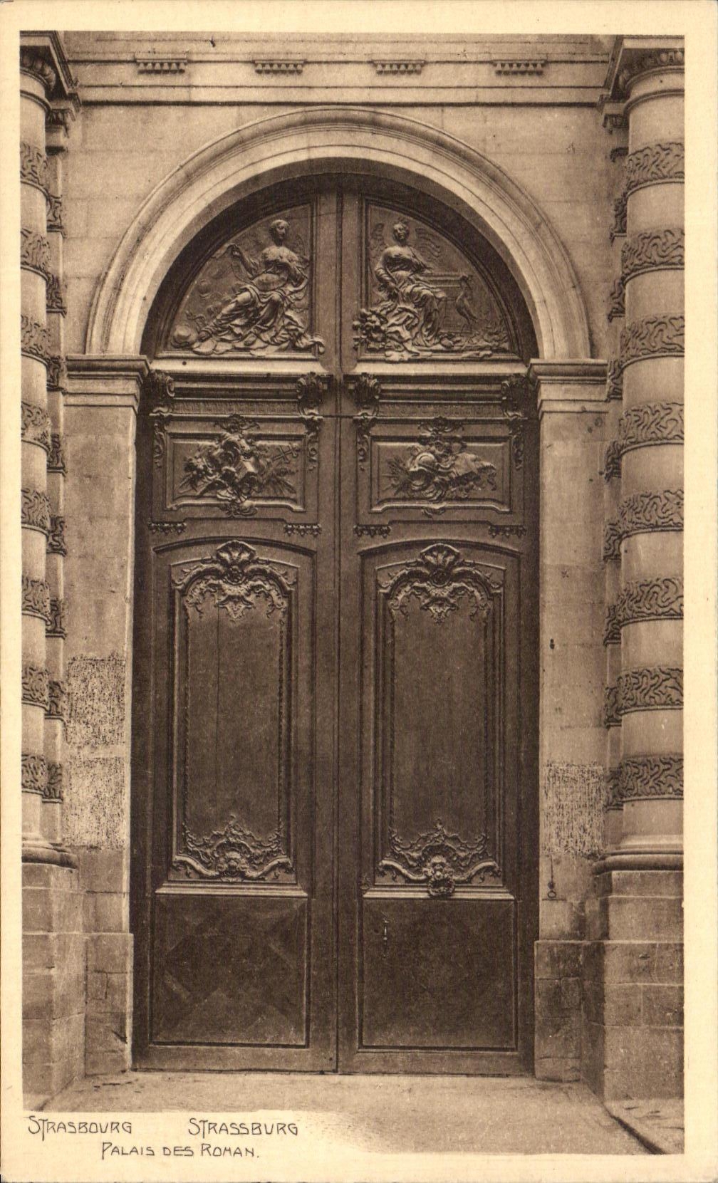 CPA Strasbourg Palais Des Roman