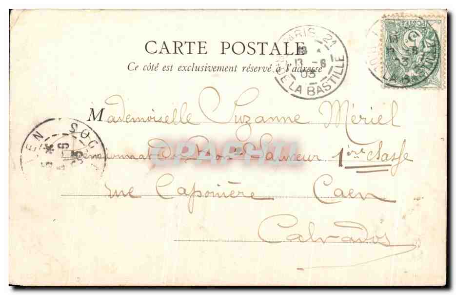 CPA Paris Jardin du Palais Royal Enfants — Rückseite