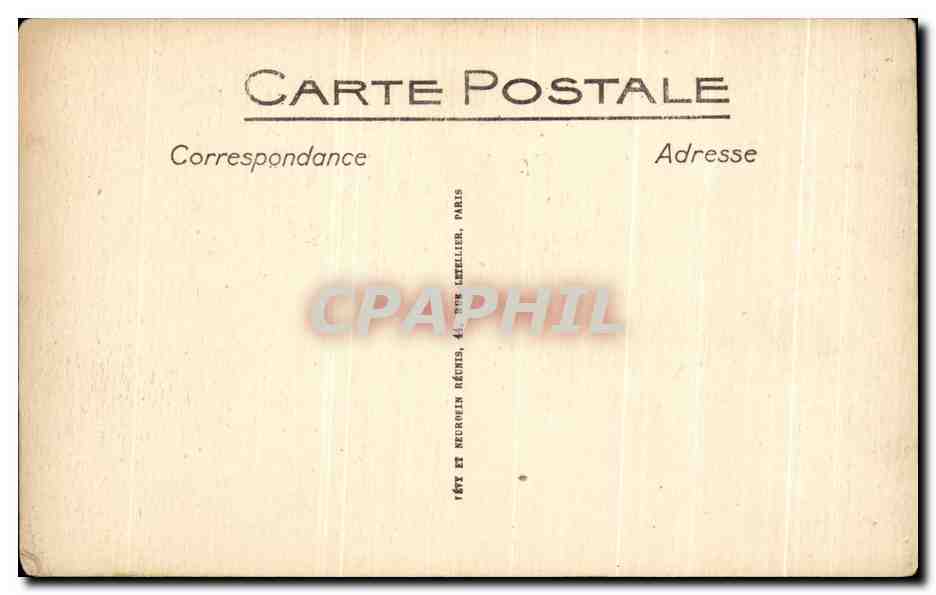 CPA Rambouillet Le Chateau Residence de la Presidence de la Republique — Rückseite