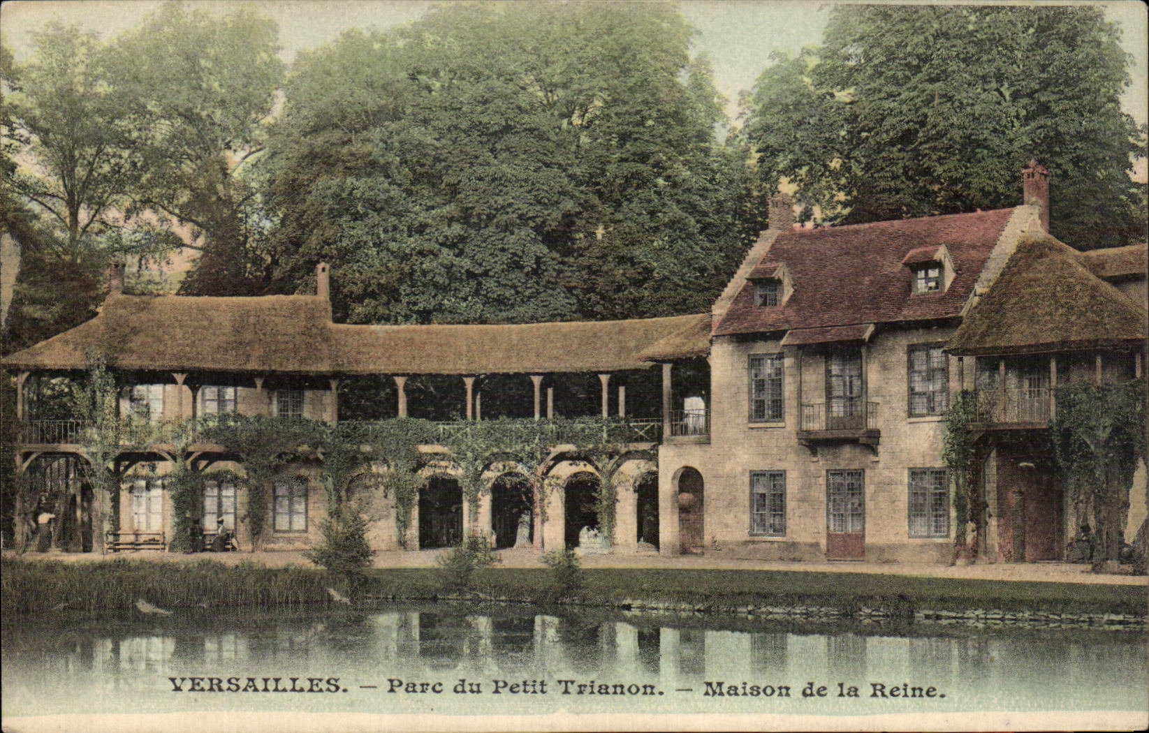 CPA Versailles Parc Du Petit Trianon Maison de la Reine 