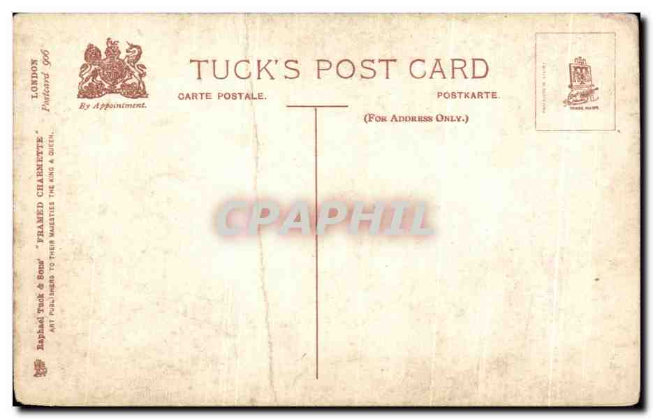 CPA London Westminster Abbay — Rückseite