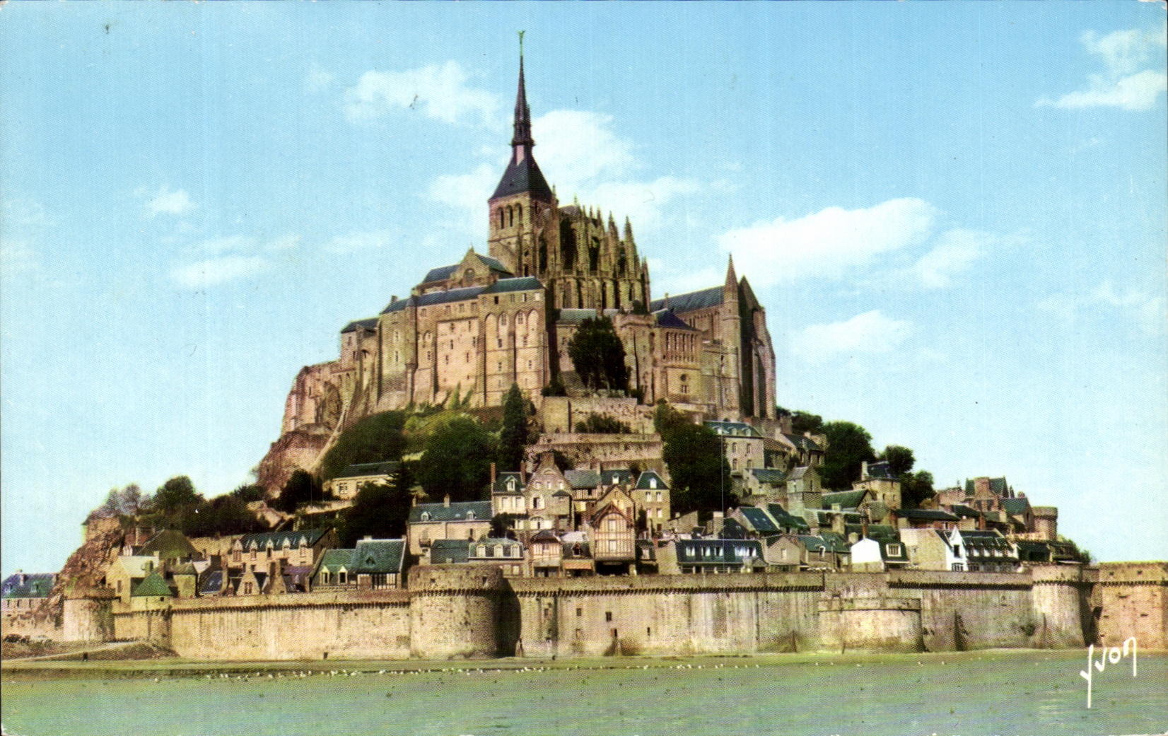 Mont-Saint-Michel — vue panoramique — éditeur Draenger, n° C. K. 66