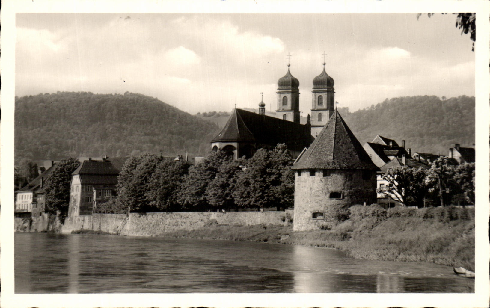 CPA Sackingen am Hochrhein st Fridolins mit Gallustum